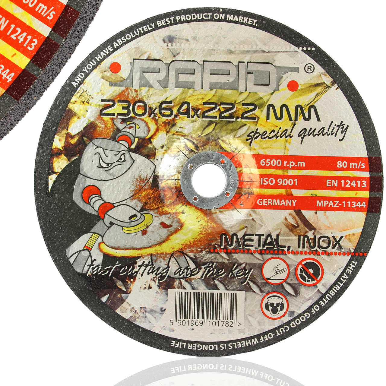 Mar-Pol M08269 Brusný kotouč 230x6.4mm RAPID