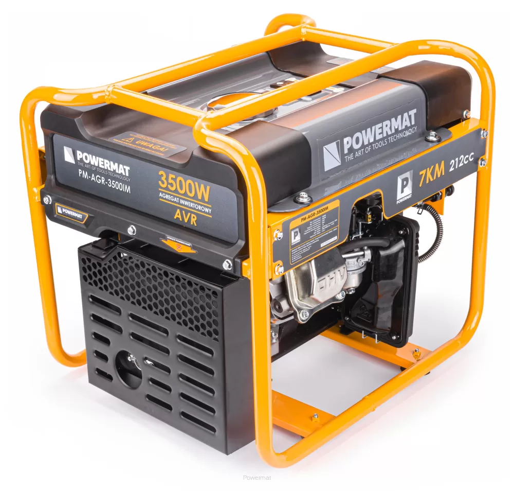 POWERMAT PM-AGR-3500IM INVERTOROVÁ ELEKTROCENTRÁLA GENERÁTOR 7HP 230V 3500W