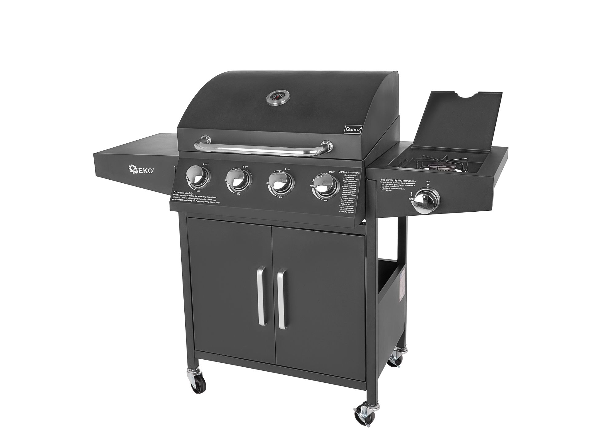 GEKO G80516 Plynový gril s 5 hořáky (4+1) 14,5kW