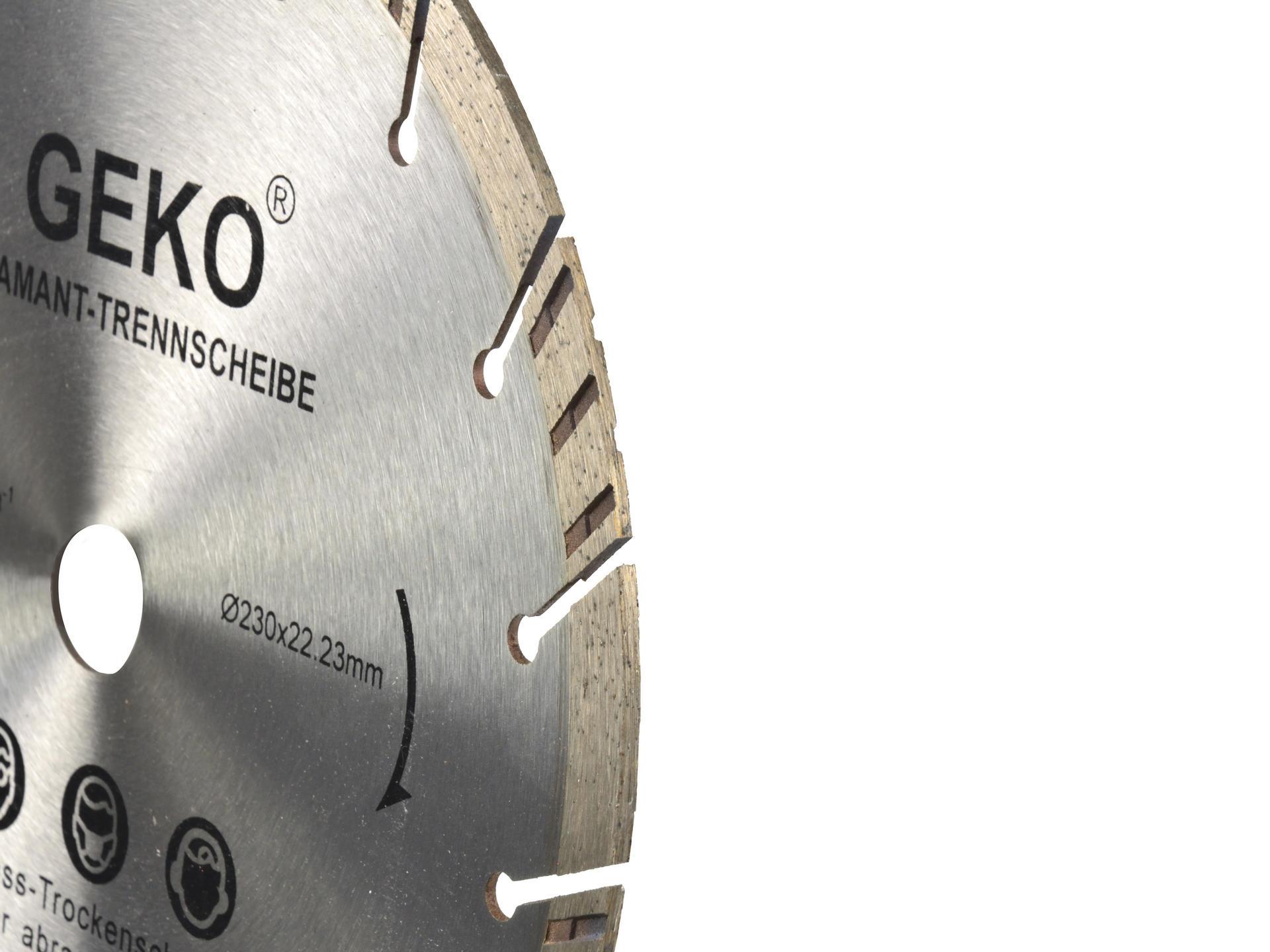 GEKO G00223 Diamantový kotouč na beton segmentový 230mm 22,2mm