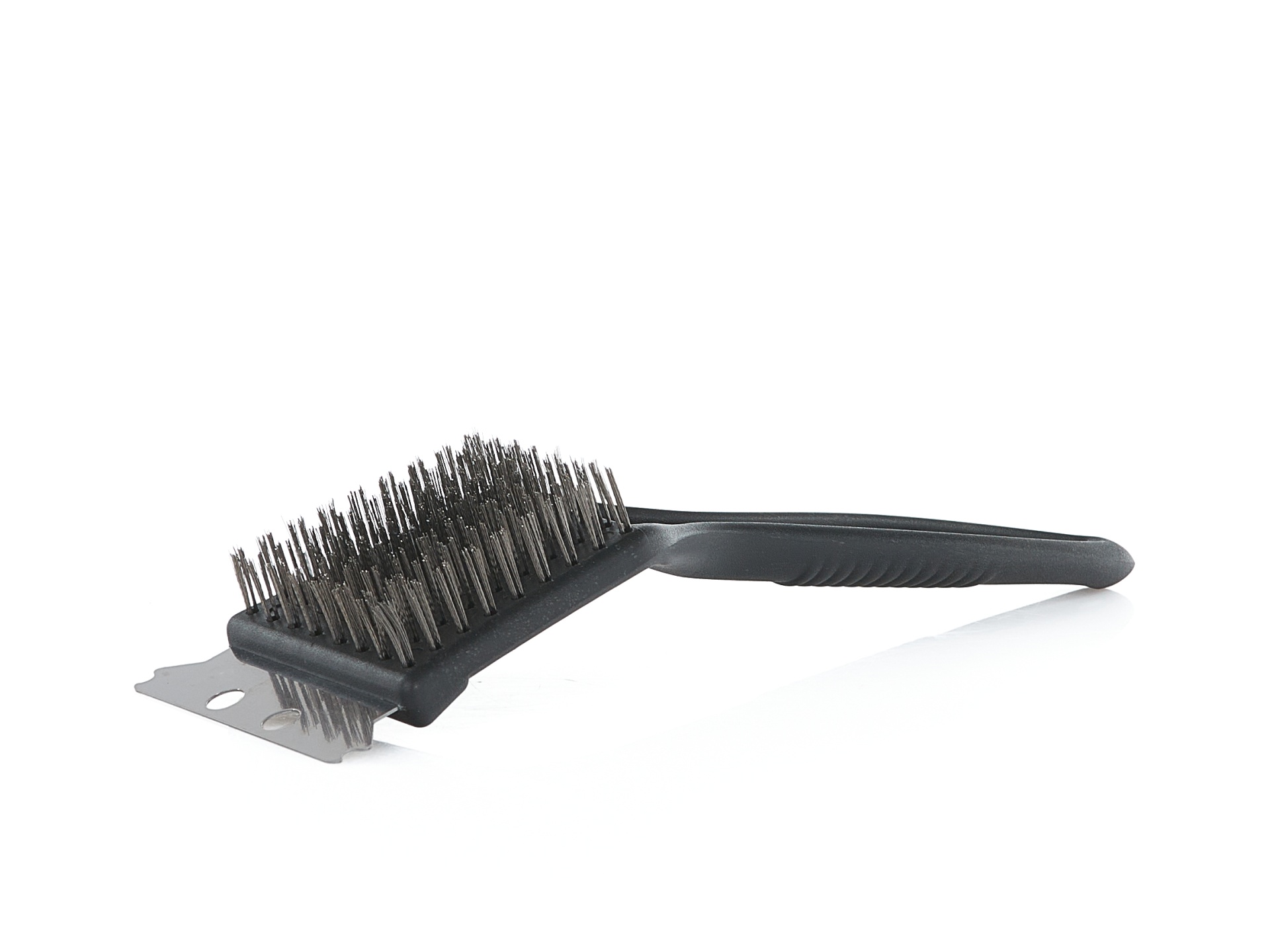 GEKO G80508 Drátěný kartáč se škrabkou 2v1 - pro čištění grilu, dráťák