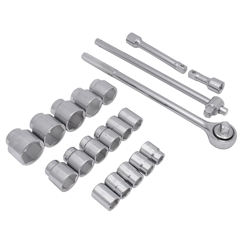 IRMA KNZ216 Gola sada nástrčné klíče v kufříku 21ks 3/4'' 6hran 19-50mm
