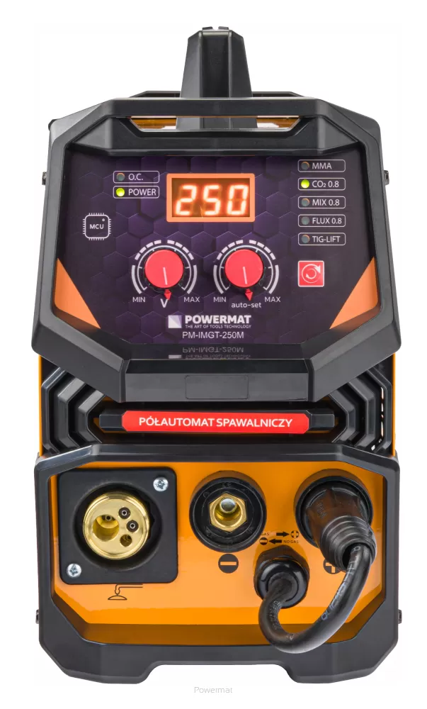 POWERMAT PM-IMGT-250M Invertorová svářečka 250A MIG/MAG/TIG/MMA