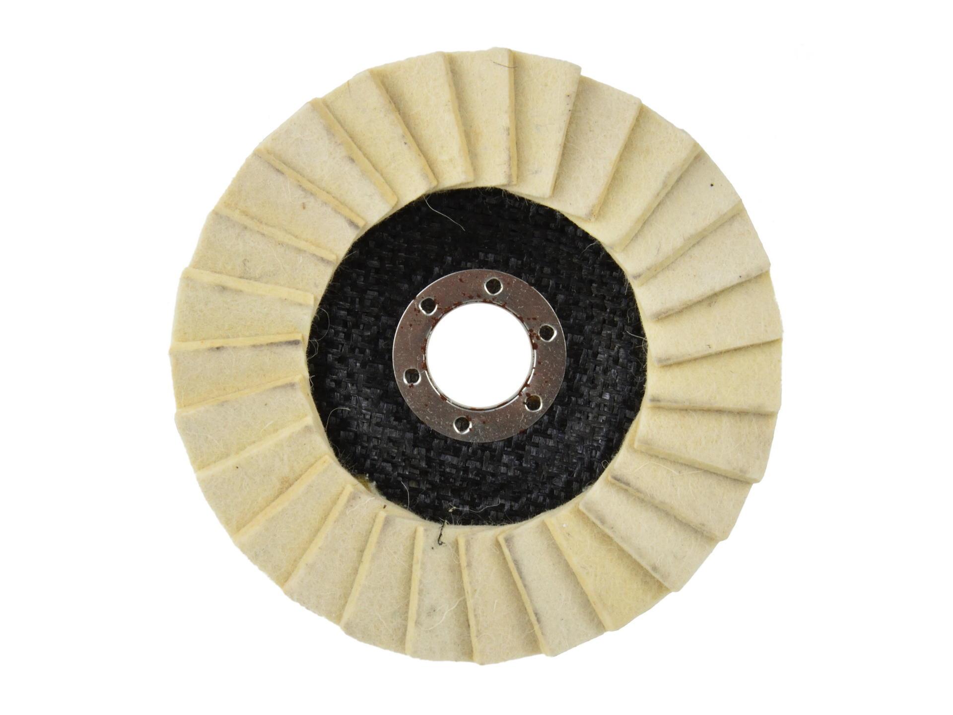 KELTIN K00030 10ks Leštící kotouč filcový plstěný 125mm 22,2mm