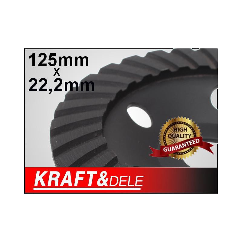 KRAFT&DELE KD1952 Diamantový kotouč na beton na brusku 125mm 22,2mm TURBO
