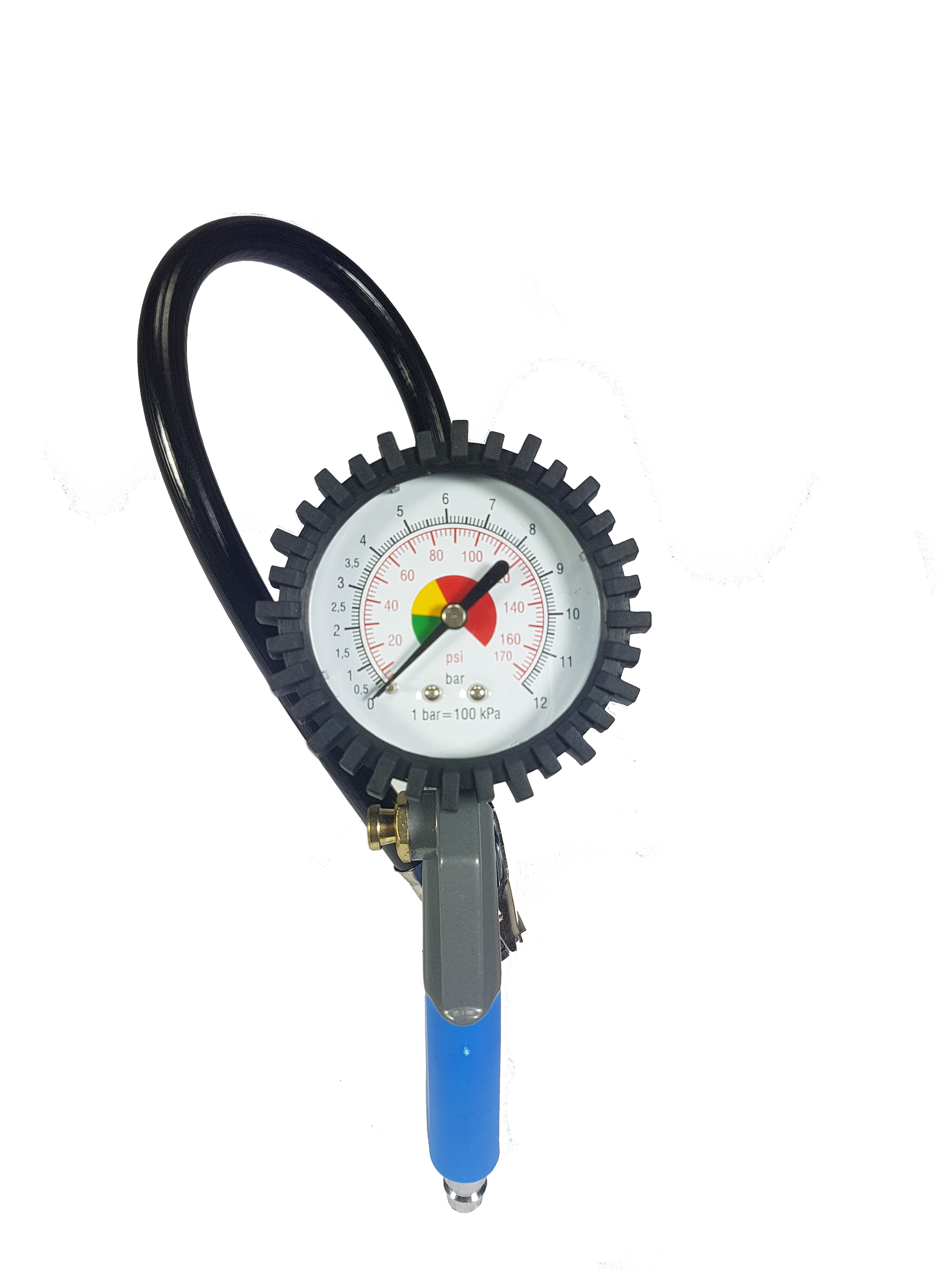 MAR-POL M80698  Pistole na hustění pneumatik s manometrem 12 bar hadice-410mm