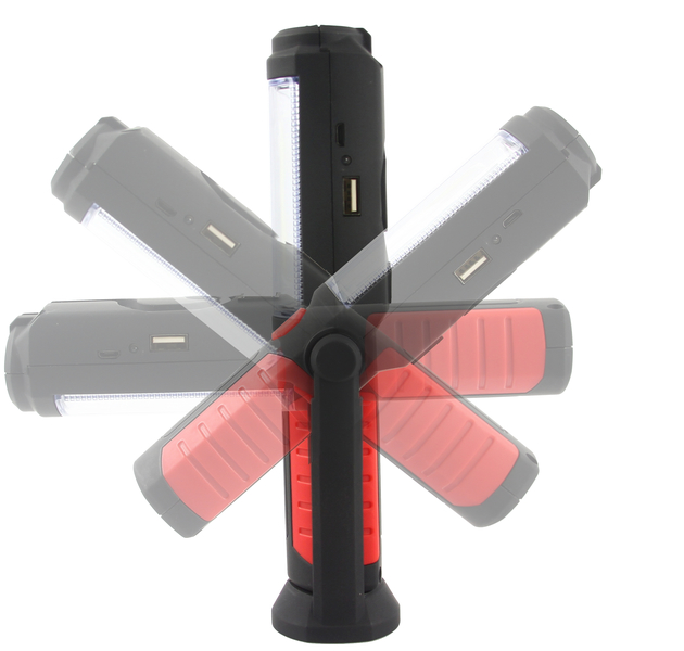 MAR-POL M82726 Akumulátorová svítilna, svítidlo, baterka, lampa LED 3W BJC