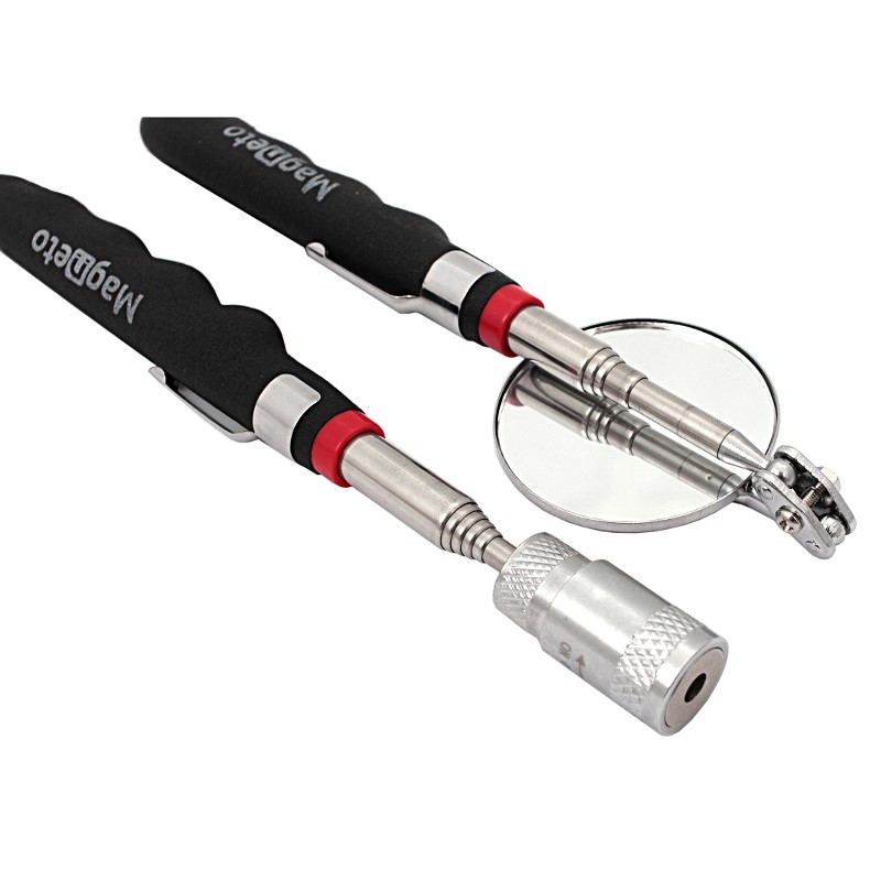 IRMA UML1 Teleskopický uchopovač magnetický, lapač uchopovačka + lupa