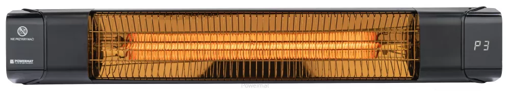 POWERMAT PM-GPC-2500DL ELEKTRICKÝ INFRAČERVENÝ OHŘÍVAČ TOPIDLO 2000W