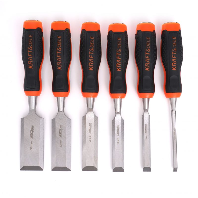 KRAFT&DELE KD11772 SADA ŘEZBÁŘSKÝCH DLÁTEK 6KS tesařských dlát 