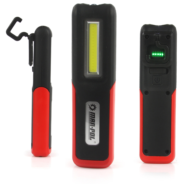 MAR-POL M82729 Akumulátorová svítilna, svítidlo, baterka, lampa XPE LED 150LM
