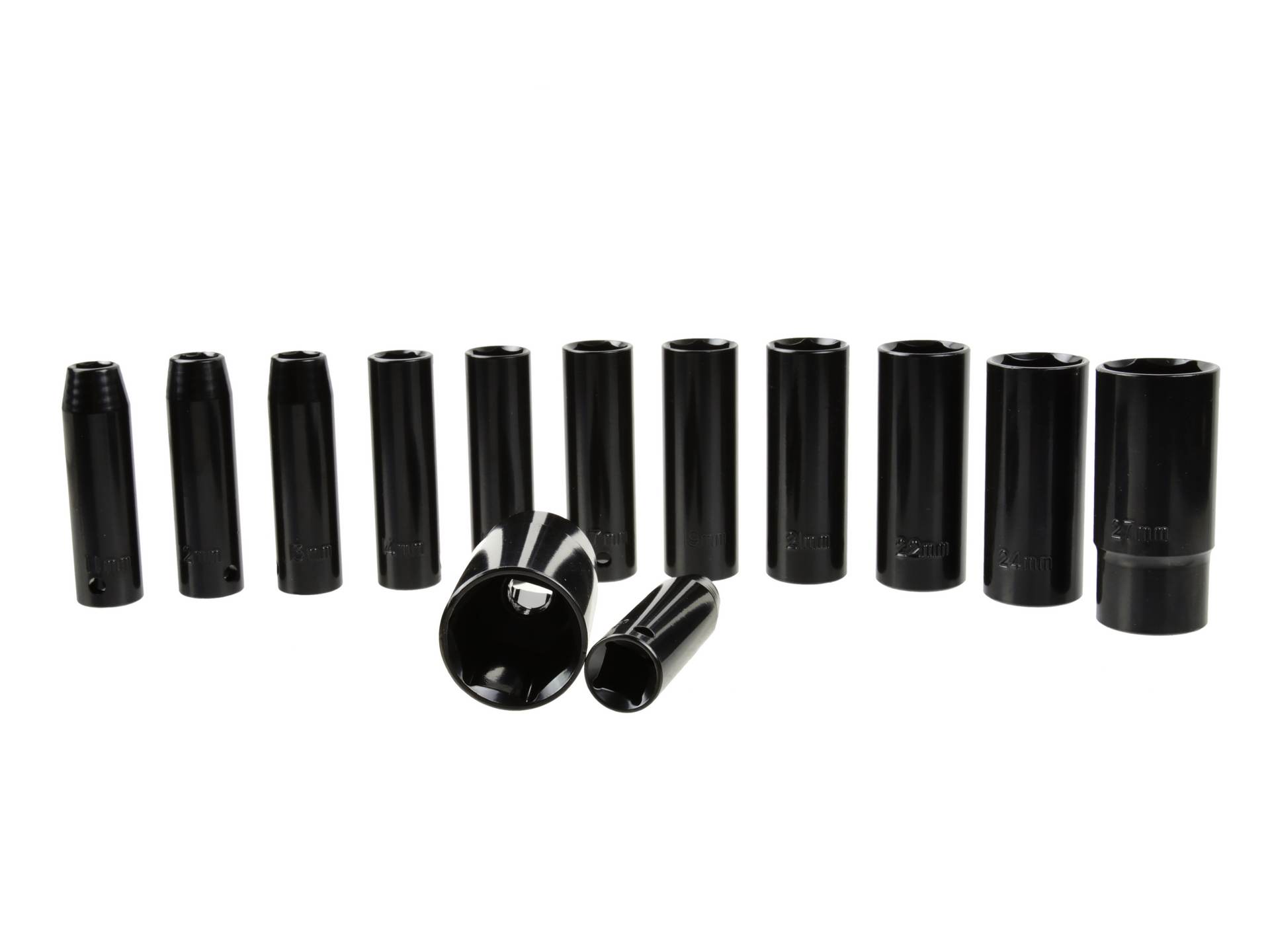GEKO G10501 Rázové hlavice sada 13ks, 1/2" 10-30 mm, délka 78mm