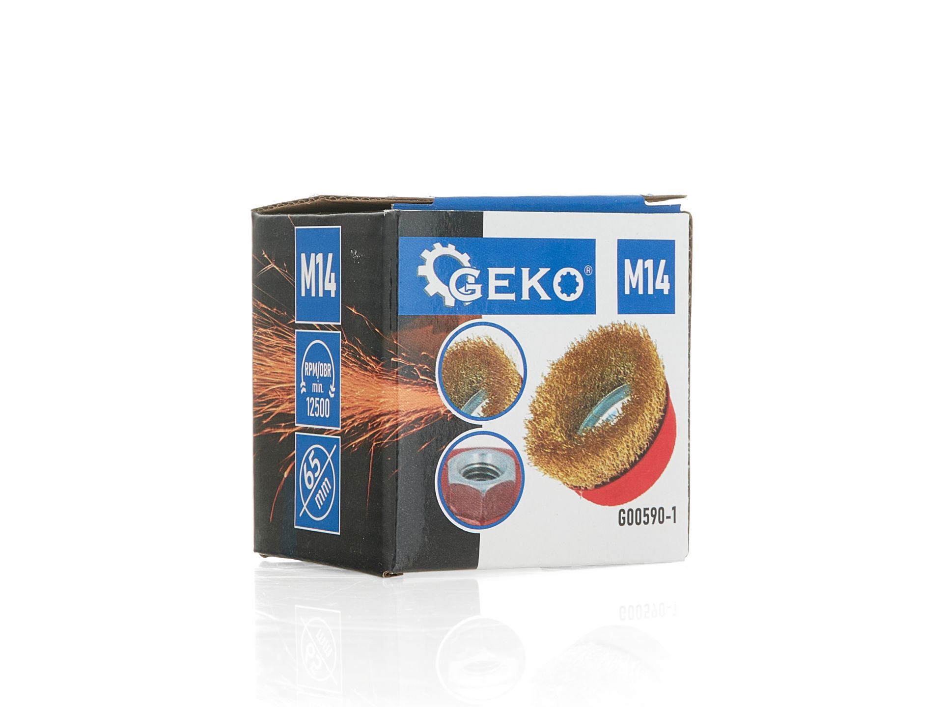 GEKO G00590-1 Drátěný kartáč 65mm M14