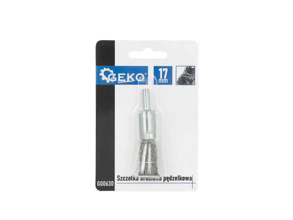 GEKO G00630 Pletený drátěný kartáč, kroucený drát 28mm