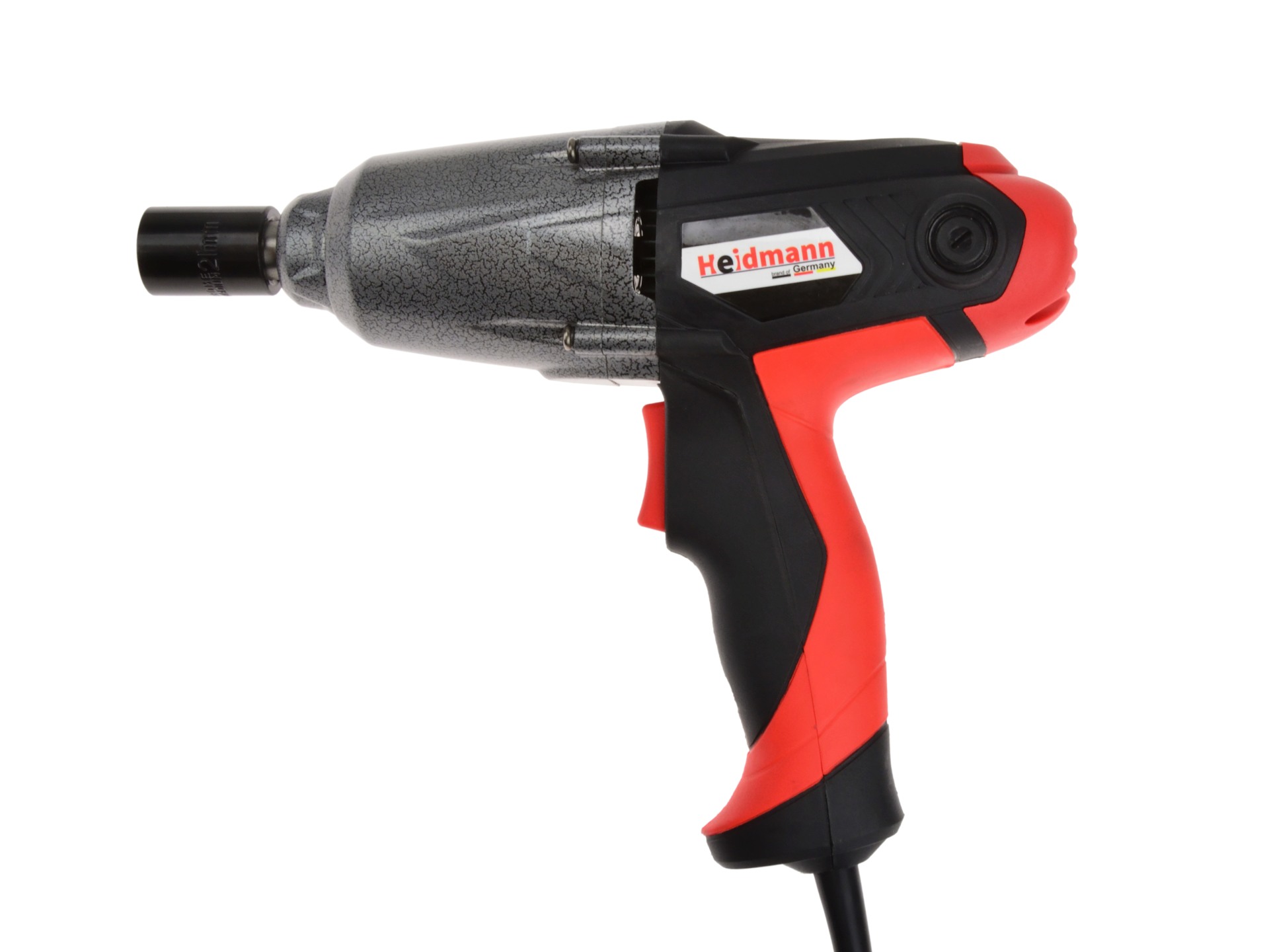 Heidmann H00518 Elektrický příklepový utahovák 800Nm 1/2" + nástrčné hlavice