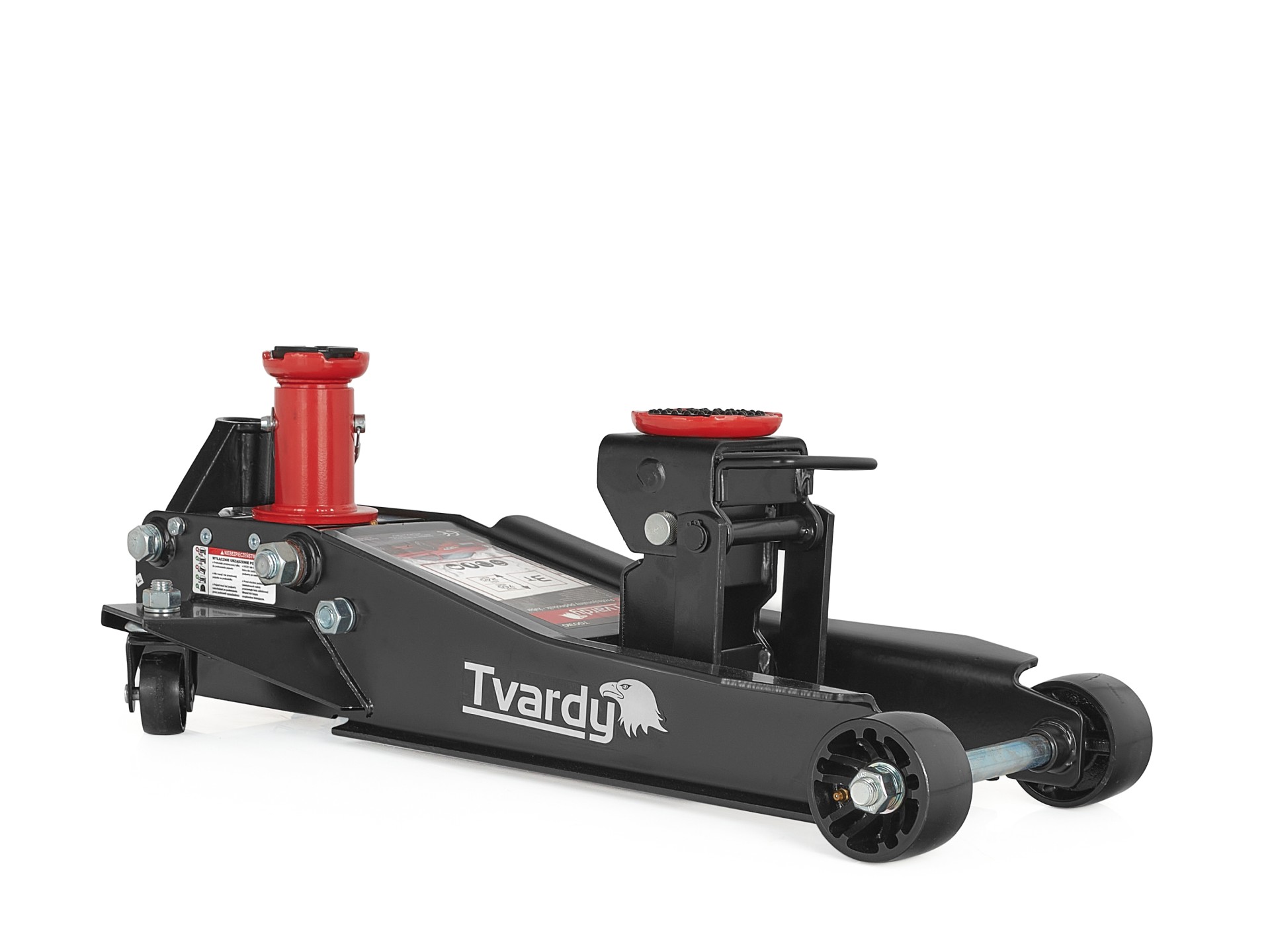 Tvardy T00310 Nízkoprofilový hydraulický zvedák 3T hever pod auto 9,8-77cm PROFI