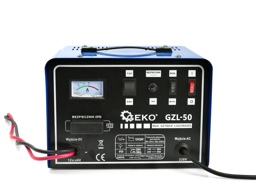 GEKO G80039 Automobilový nabíječka 12/24V GZL-50