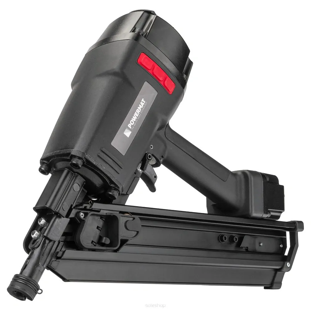 POWERMAT PM-GP-80T PRO PNEUMATICKÁ PÁSOVÁ HŘEBÍKOVAČKA 50-90mm kufřík