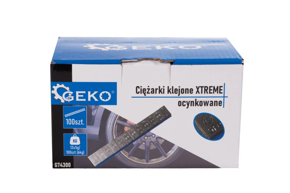 GEKO G74300 Lepená závaží XTREME pozinkovaná 12x5g sada 100 pásků (6kg)