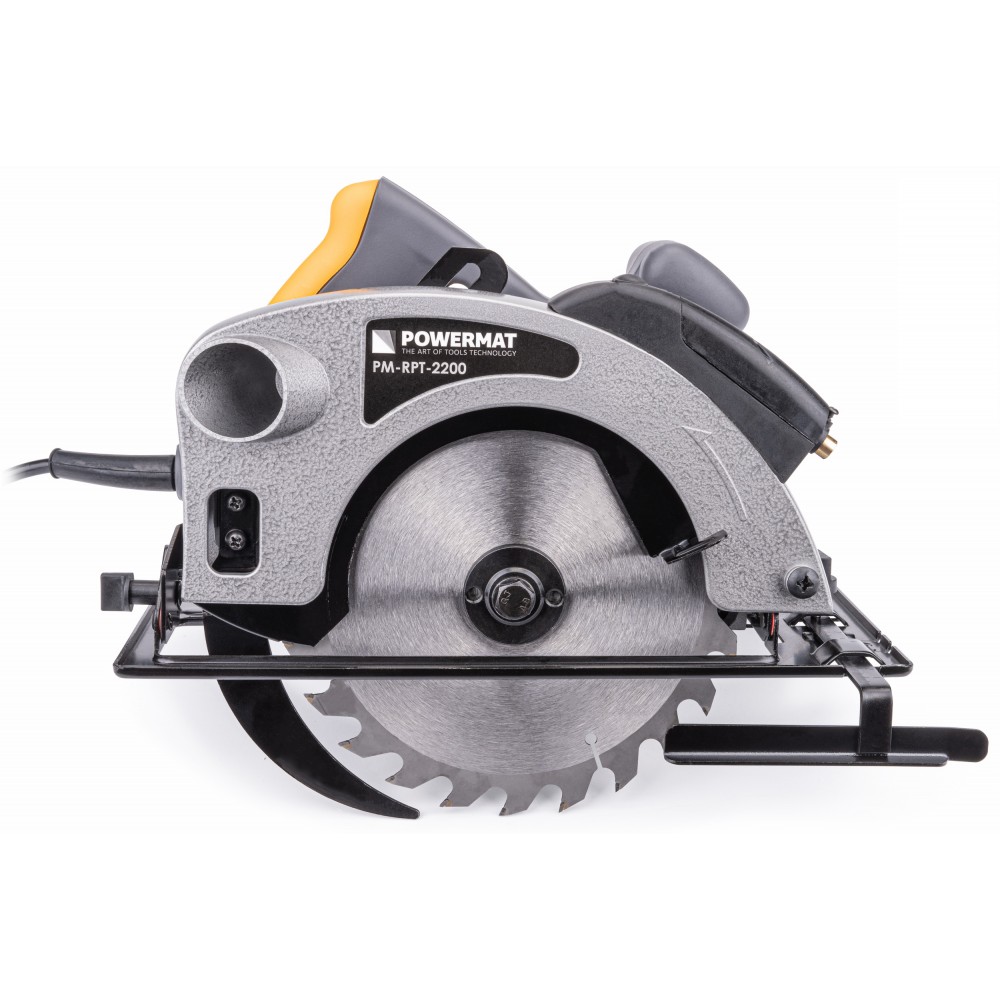 POWERMAT PM-RPT-2200 2200W Kotoučová pila ruční na dřevo laser řezačka 185mm