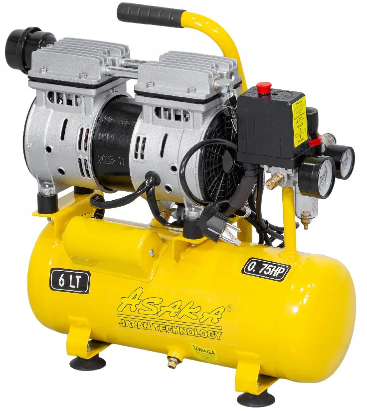 ASAKA ALAC6 LO Bezolejový kompresor ASAKA 6L 8bar 550W