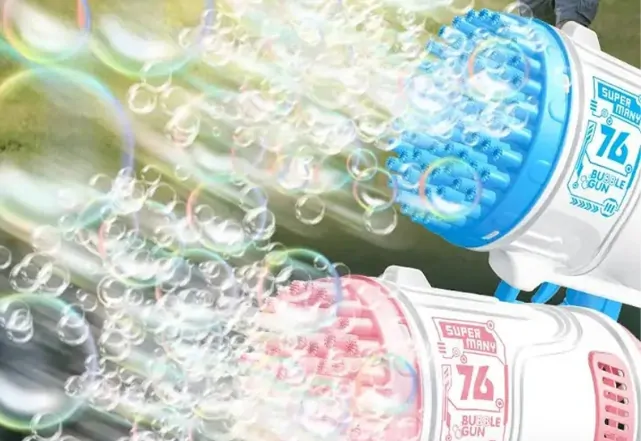 Bubble rocket Dětská pistole na bublinky bublifuk