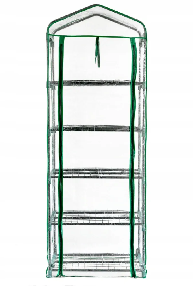 MAR-POL M85005 ZAHRADNÍ FÓLIOVNÍK SKLENÍK 69x50x195cm 5 polic