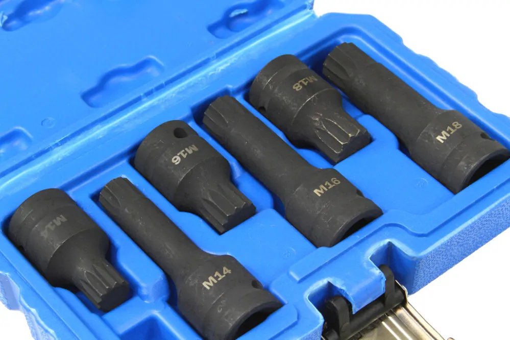 MAR-POL M66417 Nástrčné klíče SPLINE 1/2" M14-M16-M18 6ks