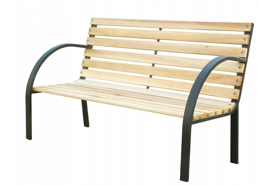 MEB2790 Zahradní/vnější lavička lavice, dřevěná 120cm