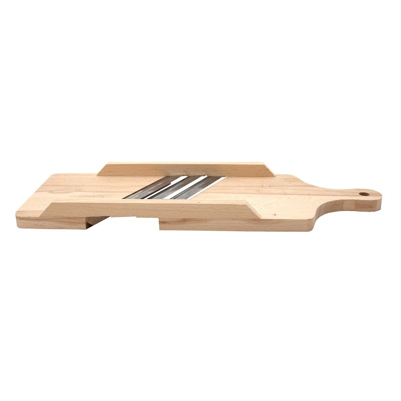 IRMA DDD122 Kruhadlo strouhadlo kráječ 3-nožový dřevěný 42cm