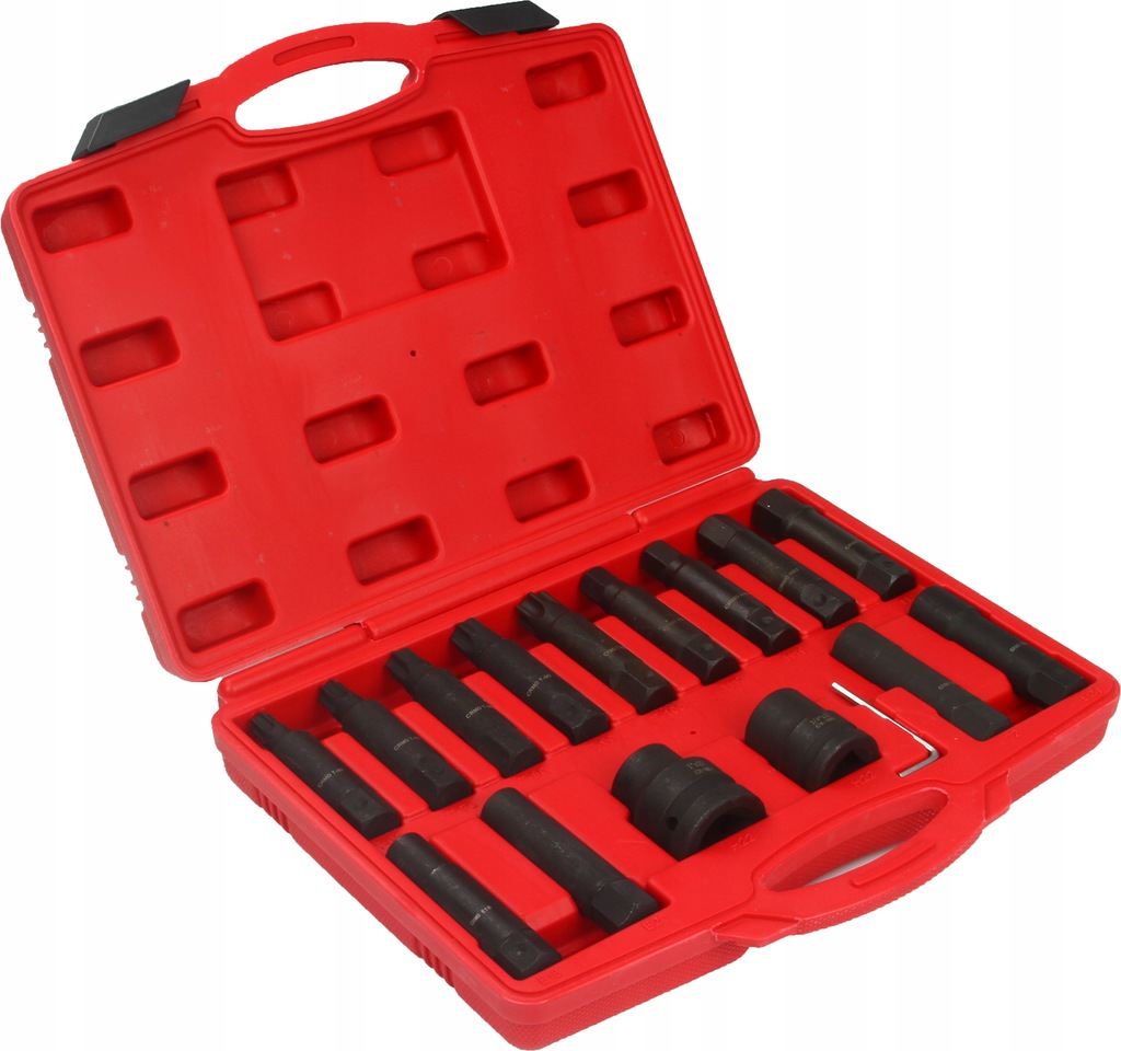 MAR-POL M58265 Nástrčné hlavice bity pro utahovák 3/4" Sada 16ks BJC