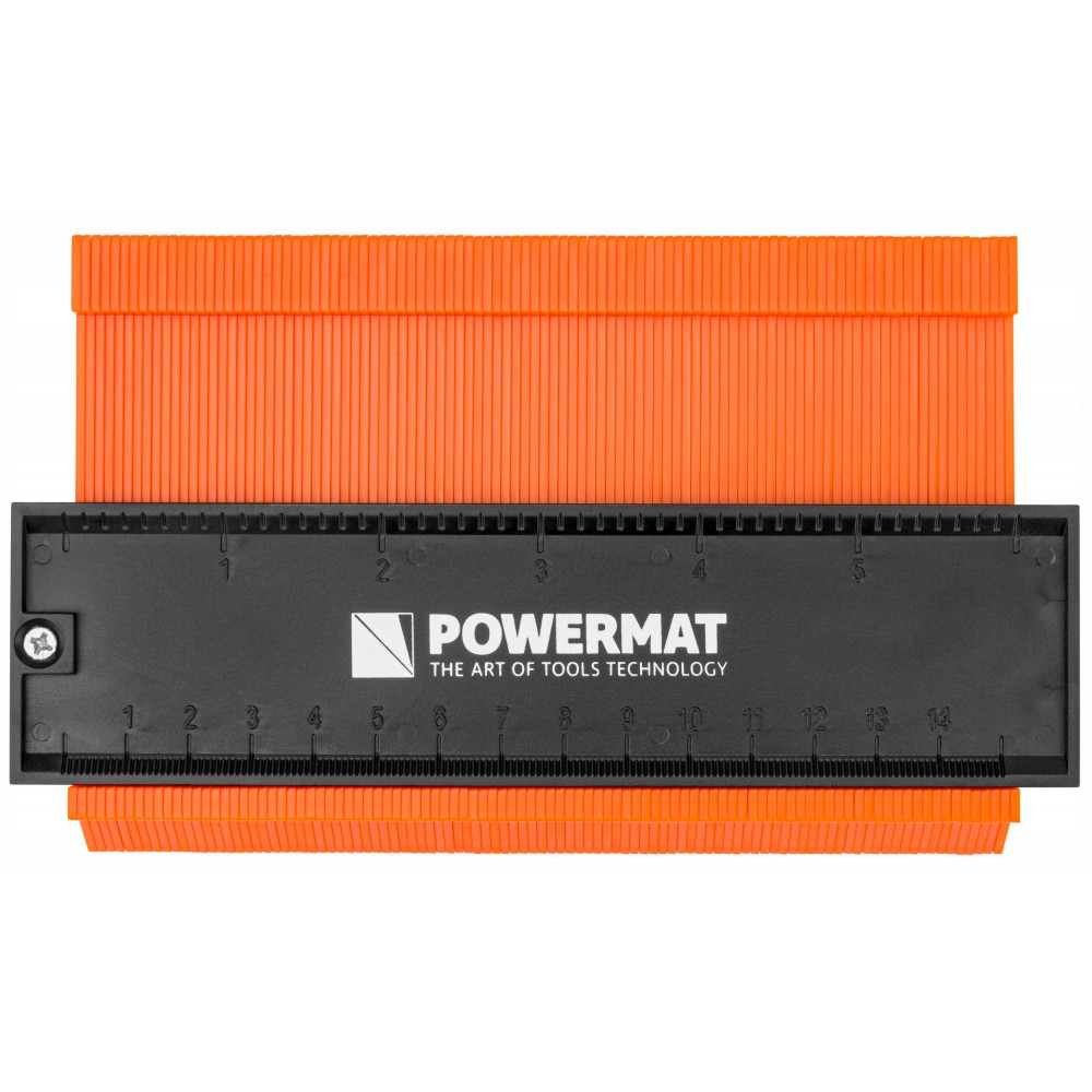 POWERMAT PM-GSK-6T Multifunkční obrysová šablona pro kopírování tvarů 150mm