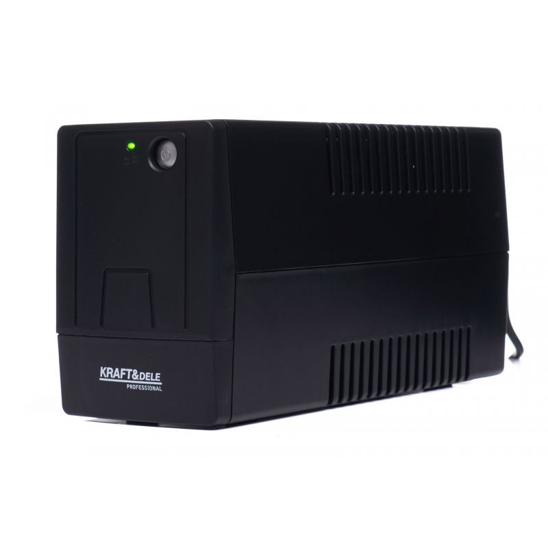 KRAFT&DELE KD1927 Záložní zdroj UPS s LCD 600W 1000VA pro PC, servery, ochrana