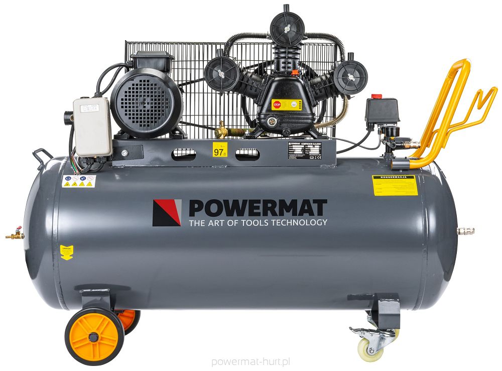 POWERMAT PM-KO-300T-400V Olejový kompresor 300L/min 9kW 8 bar