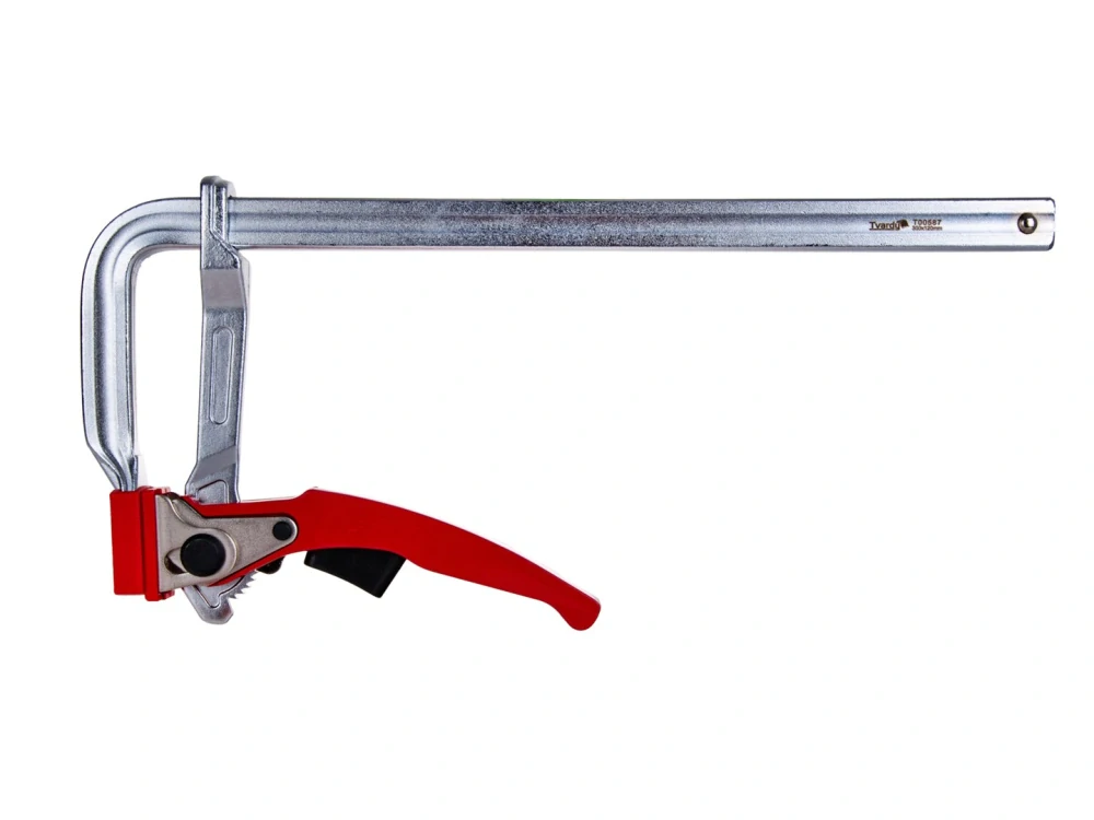 GEKO T00587 Kovaná ráčnová svorka svěrka svěrák typu F 300x120 mm