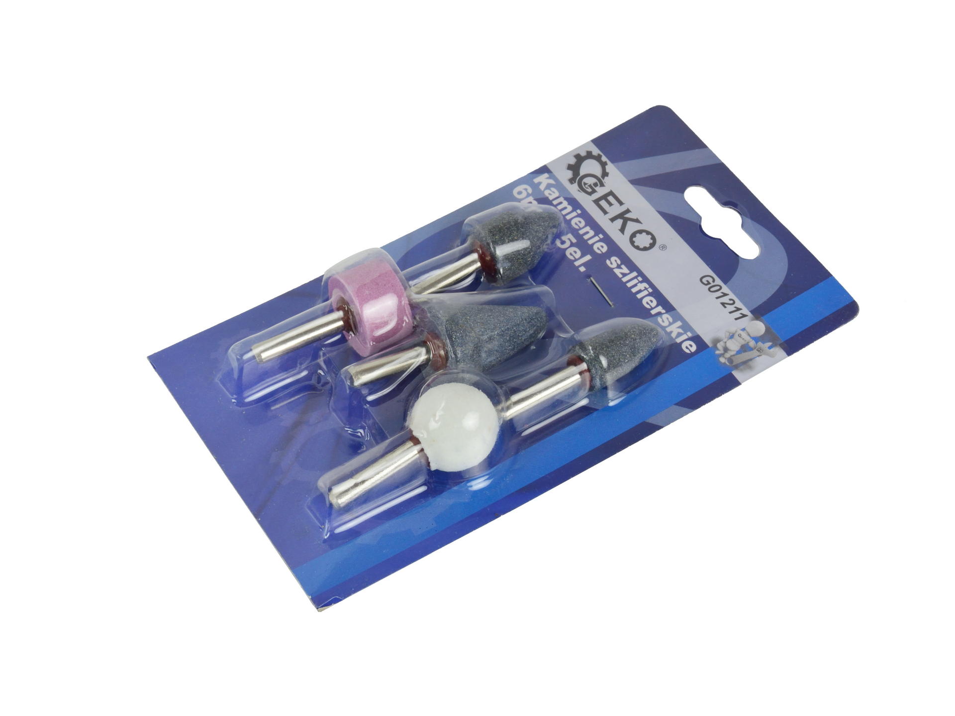 GEKO G01211 Brusné kameny 6mm 5 kusů pro brusku na broušení