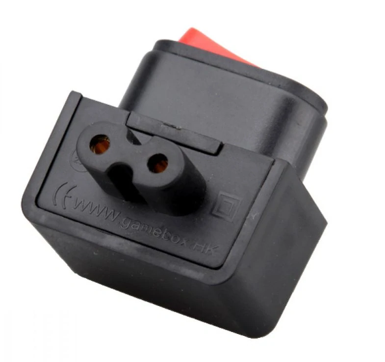 00268 NAPÁJECÍ ZÁSUVKA AC osmička + vypínač G Switch