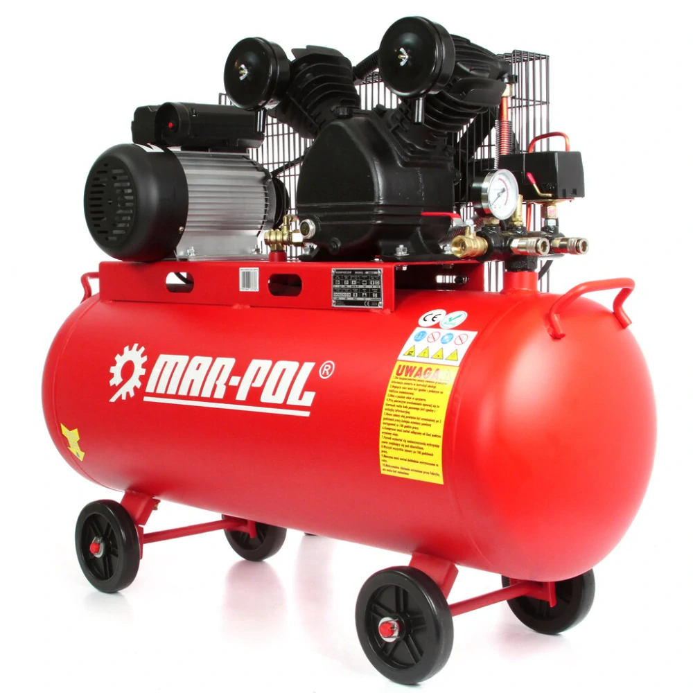 Mar-pol M88415 Olejový kompresor 100L 2 písty 2,2kW 230V