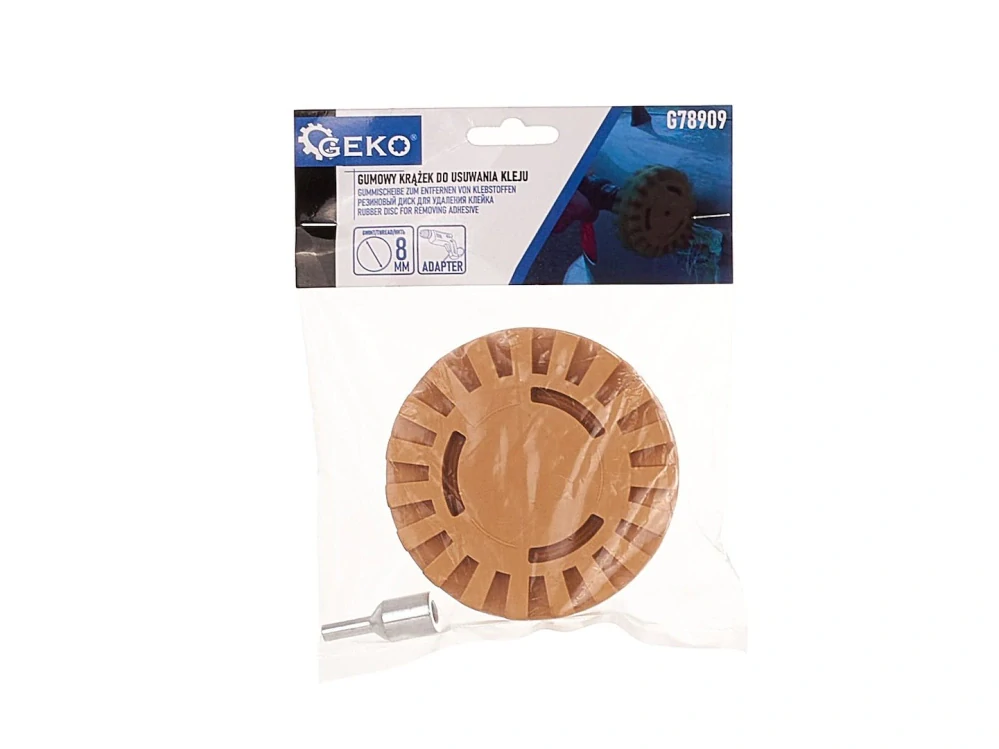 GEKO G78909 Odstraňovač gumového lepidla + adaptér vlnitý