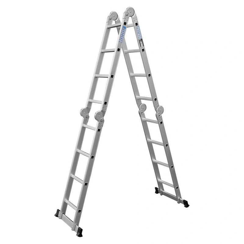 IRMA DR44 Hliníkový víceúčelový žebřík s pracovní se stabilizátorem  4x4 4,7m