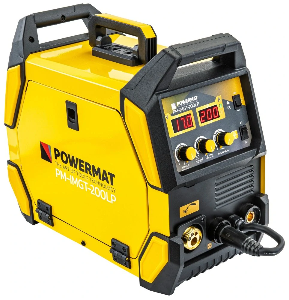 POWERMAT PM-IMGT-200LP INVERTOROVÁ SVÁŘEČKA MIG/MAG, MMA ,TIG-Lift