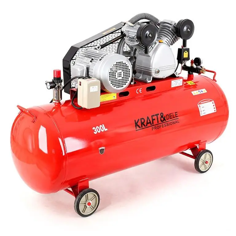 KRAFT&DELE KD1410 OLEJOVÝ KOMPRESOR 300L, 400V 2 PÍSTOVÝ, ODLUČOVAČ