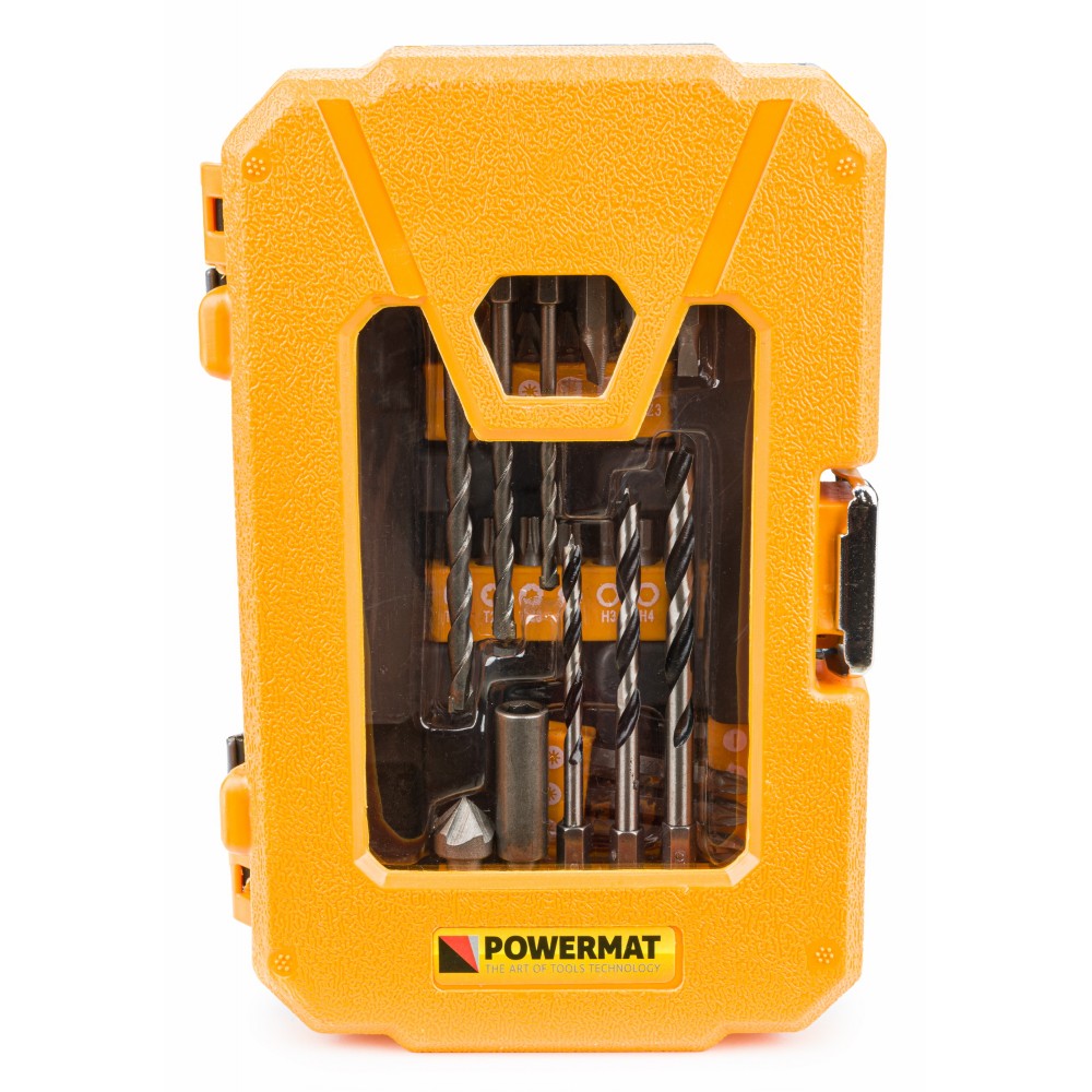 Powermat PM-ZWB-41SU Vrtáky a bity do betonu a dřeva 41ks