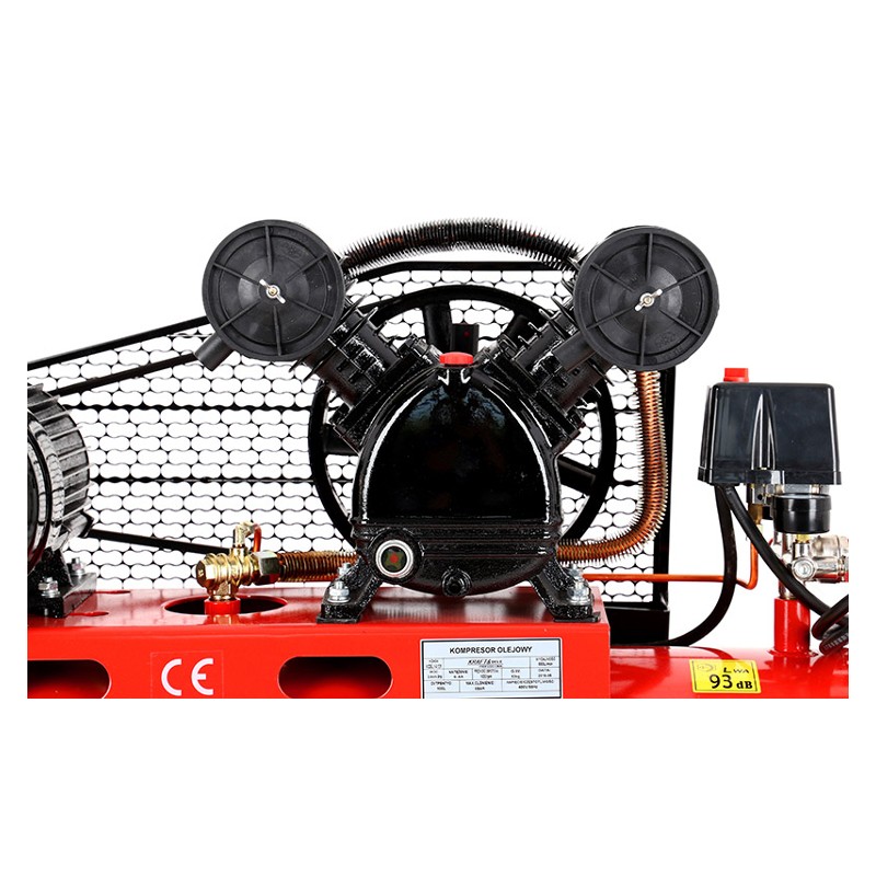 KRAFT&DELE KD404 OLEJOVÝ KOMPRESOR 3,4kW 4,6HP 2 písty 400V 100L