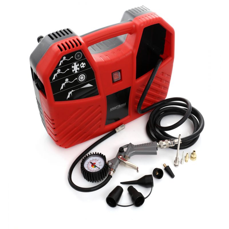 KRAFT&DELE KD429 1100W Mini bezolejový kompresor 8bar