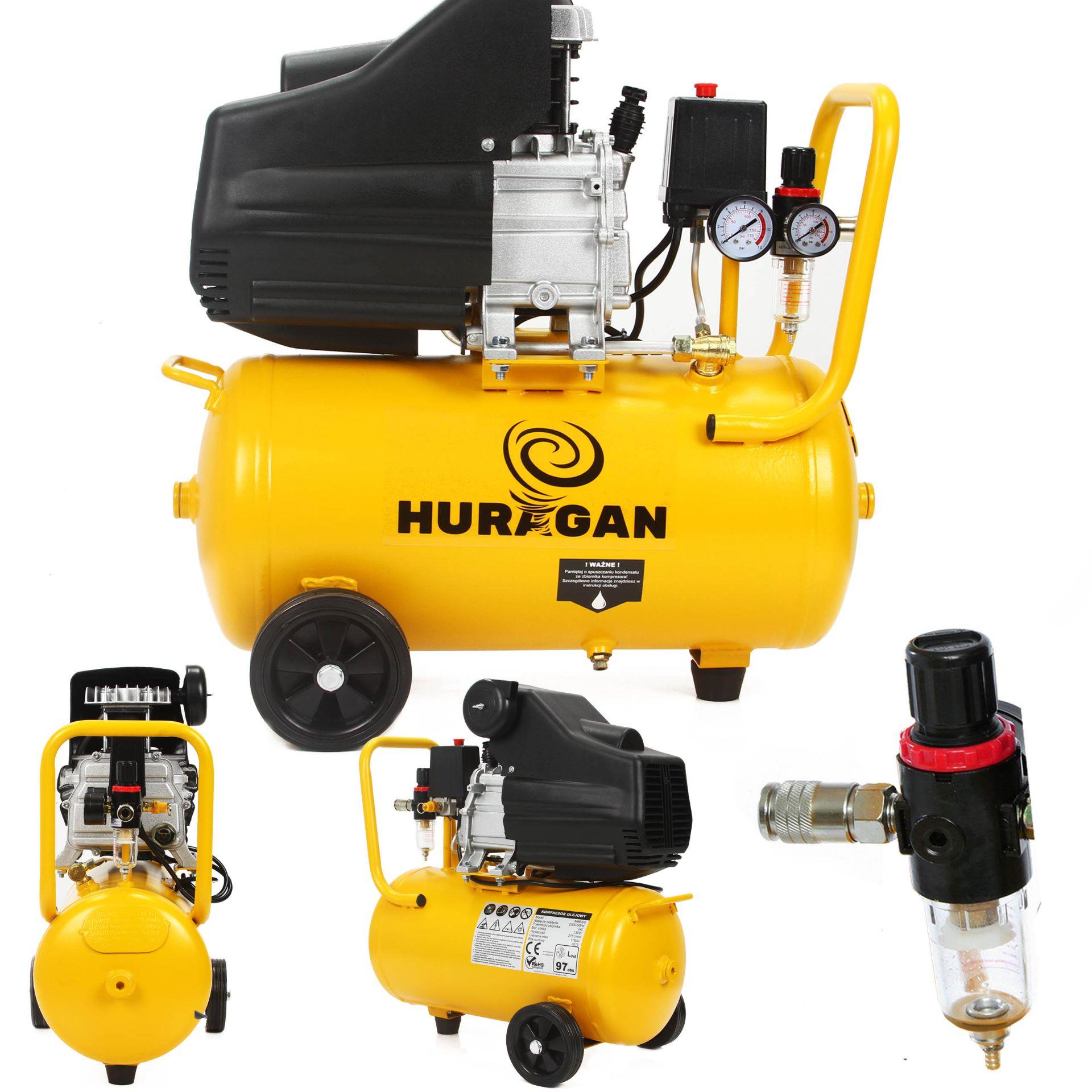 Marpol M88000 Kompresor olejový 24L 1T HURAGAN 230V 216L/min 1,5kW