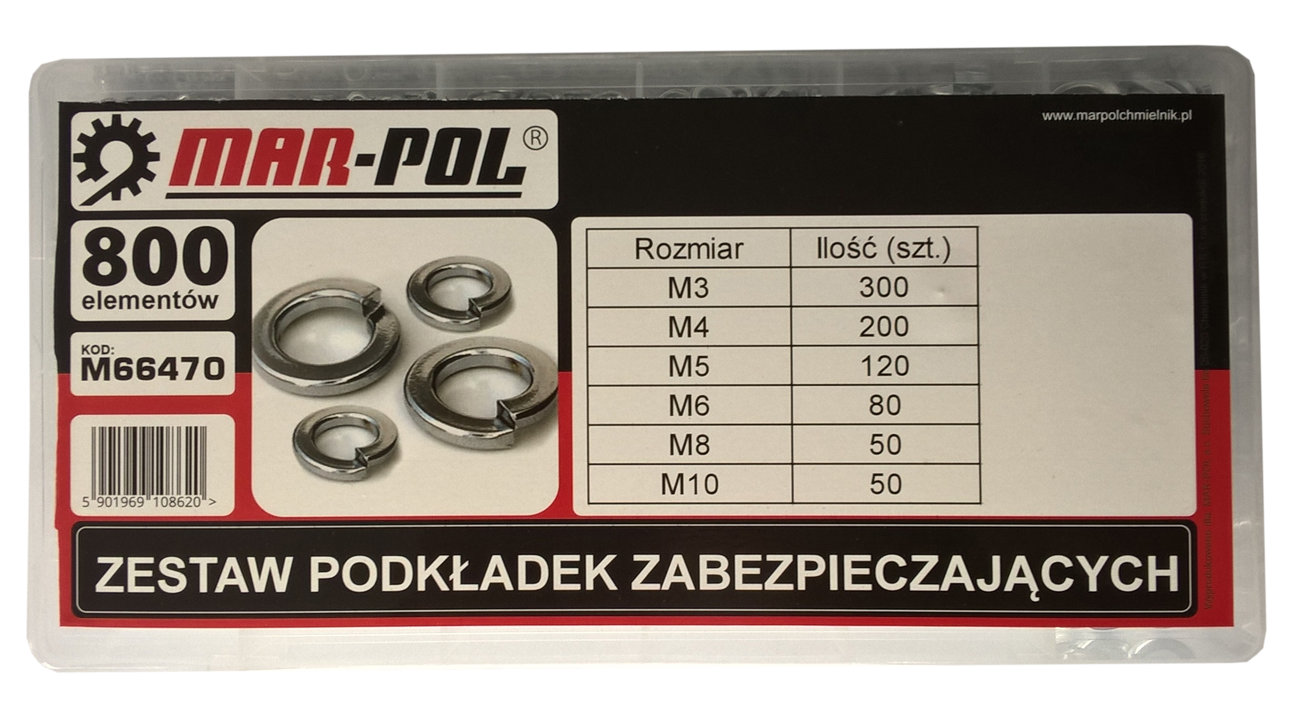 MAR-POL M66470 Sada - bezpečnostní podložky 800ks