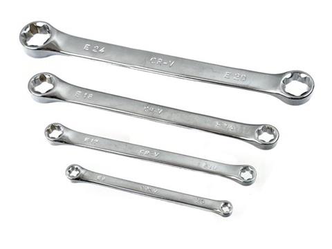 GEKO G11149 Klíče očkové Torx 4ks E6- E24 klíč očkový TORX Sada klíčů