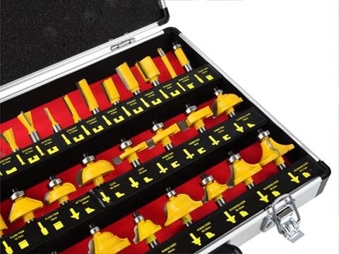 GEKO K00067 Frézy Sada fréz na dřevo 35ks KELTIN 