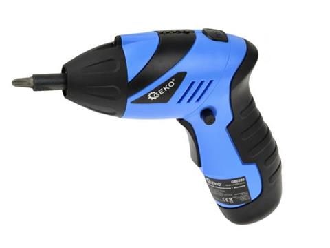 GEKO G80280 Aku vrtací šroubovák 3,6V a příslušenství sada bity